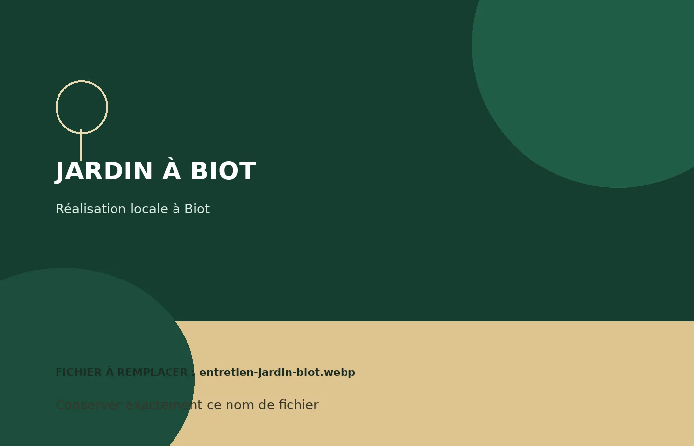 Entretien de jardin à Biot